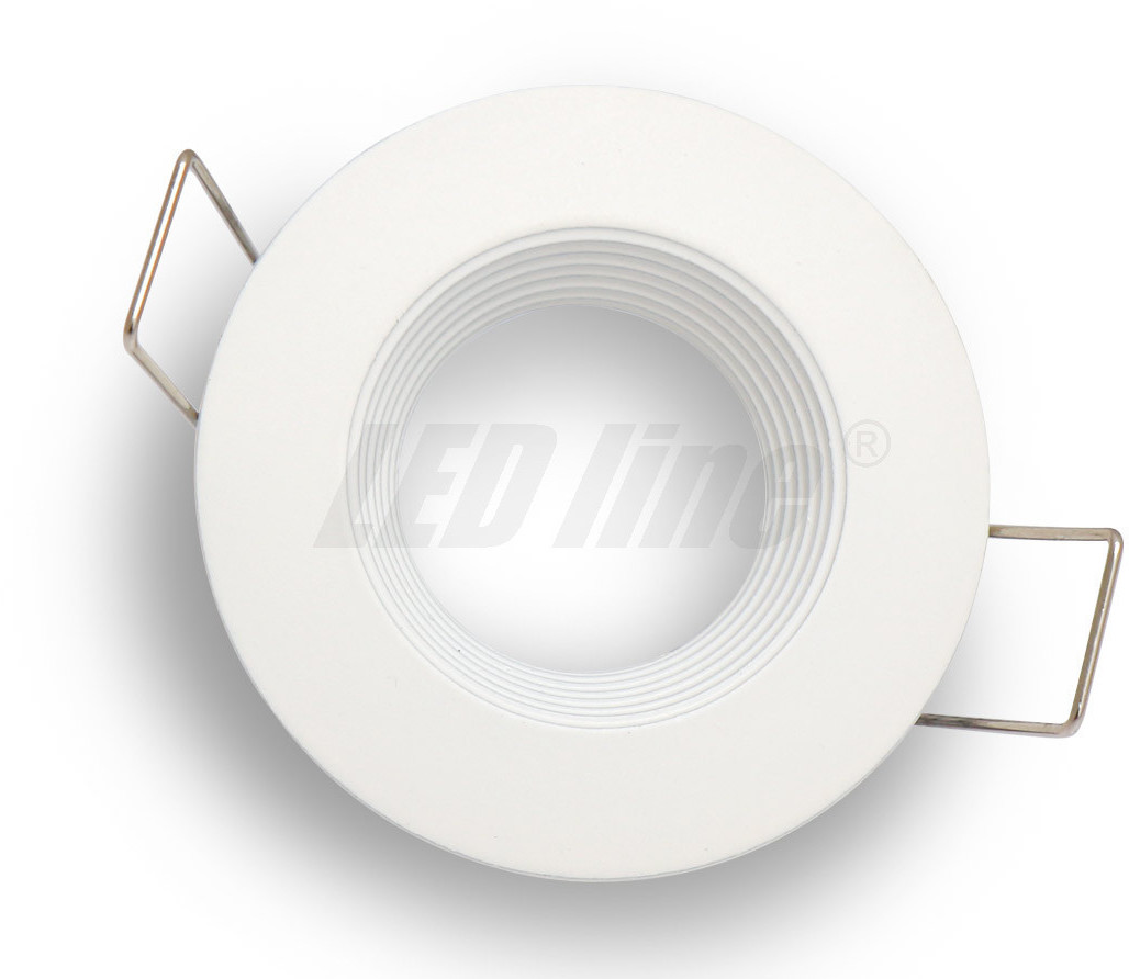 LED line Oprawa halogenowa sufitowa okrągła stała, odlew stopu alumunium, MR11 - biała matowa 245145
