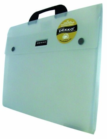 West Design West designerski DKTGA3CR Westfolio teczka z dużą zakładką boczną, DIN A3, typ G, jasnoszara DKTGA3CR