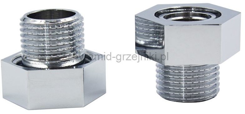 Varioterm Złączka GW 3/4 x R 1/2 na oring - chrom M869B002020