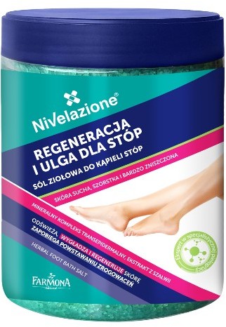 Nivelazione Ziołowa sól do kąpieli stóp 600g
