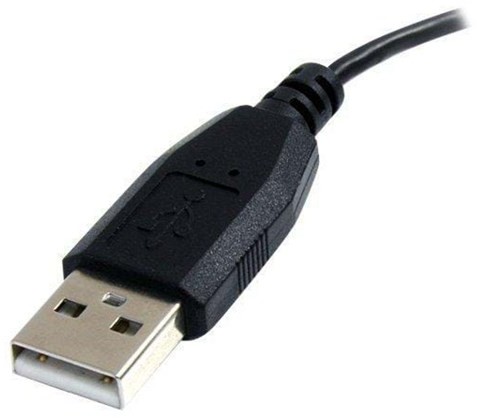 StarTech com com Micro USB Cable - A to Left Angle Micro B - USB-kabel UUSBHAUB3LA