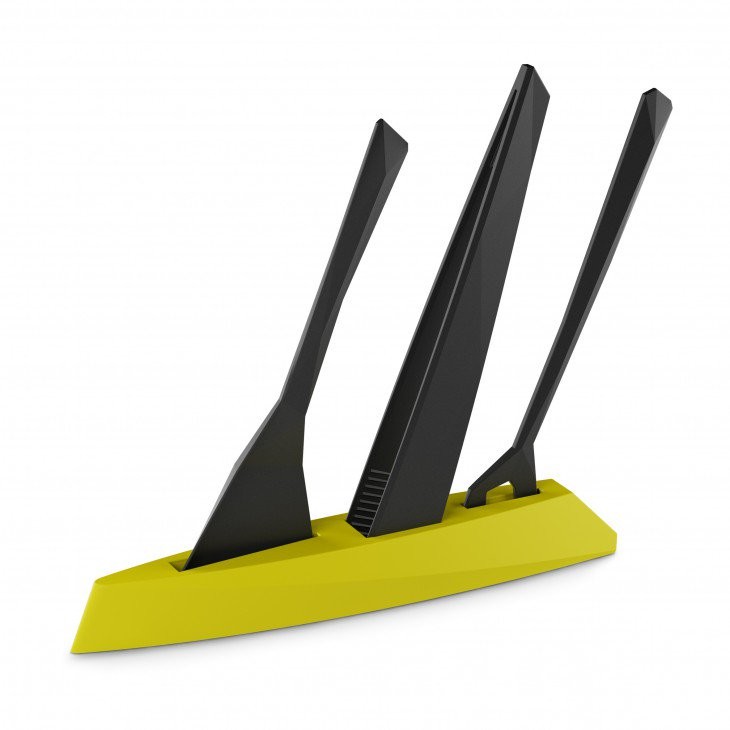 Koziol Akcesoria kuchenne Kant na stojaku musztardowym 3309450