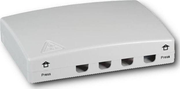 EFB EFB EFB Gniazdo klienckie FTTH wewnętrzne naścienne na 4x SC Simplex/LC Duplex IP20 4049759189631