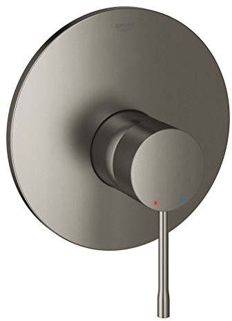 Grohe jednouchwytowa bateria prysznicowa bateria Essence 19286 FMS do Rapido E Hard Graphite szczotkowana 19286AL1