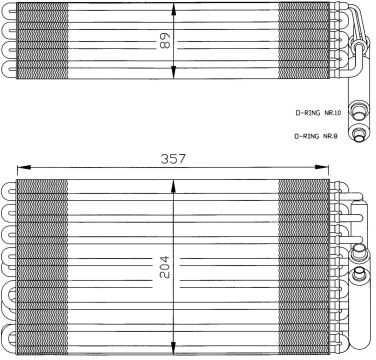 NRF Parownik, klimatyzacja NRF 36032