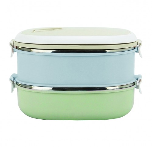 Kamille Pojemnik obiadowy, lunchbox, menażka dwukomorowy 1,4L 2125