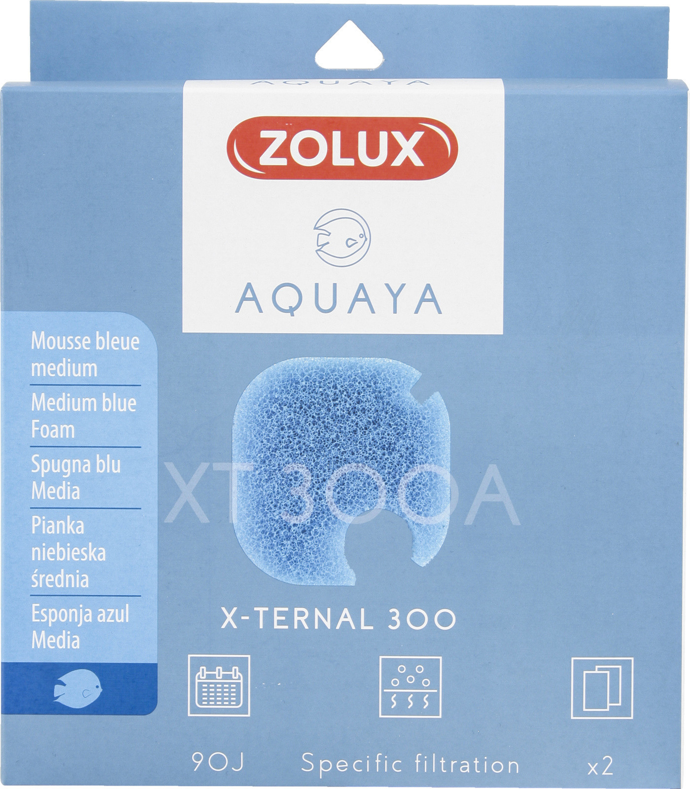 Zolux AQUAYA Wkład gąbka Blue Foam Xternal 300 330247