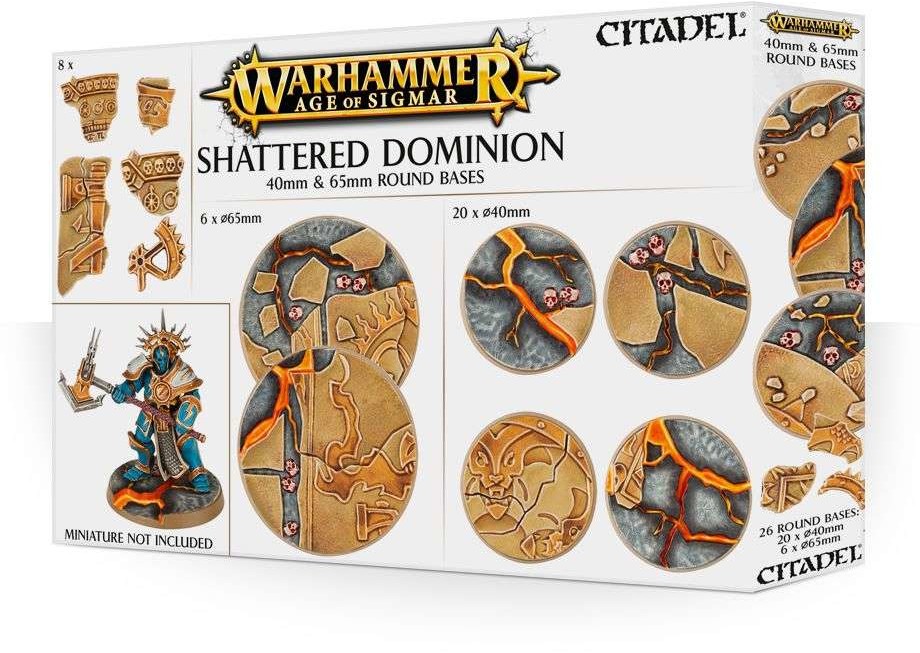 Games Workshop Aos: Shattered Dominion: 65 & 40mm Round (66-97) 99120299034