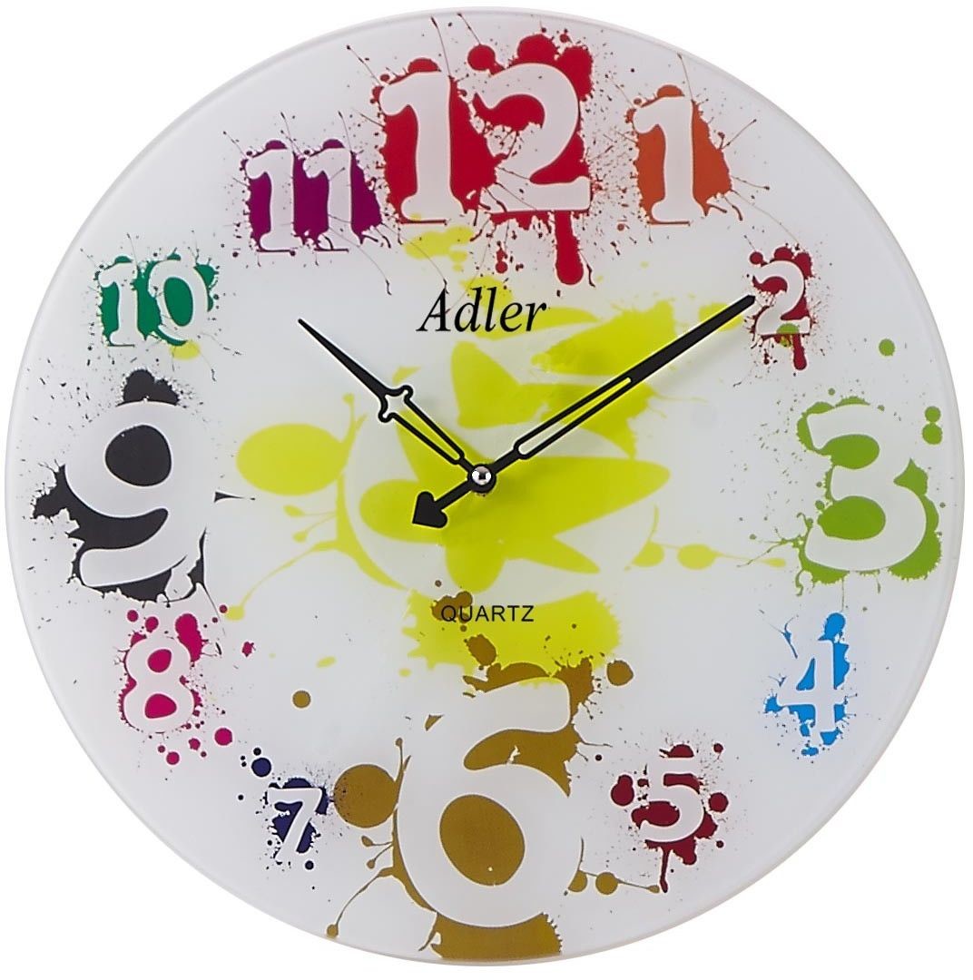 Adler Alder Zegar ścienny szklany 21180 21180