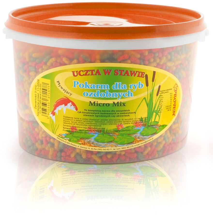 Uczta w stawie - pałeczki MICRO MIX 3L