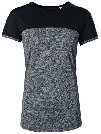 Berghaus Damski t-shirt Technique 2.0 z krótkim rękawem szary Carbon Marl/Jet Black M 422188AX5