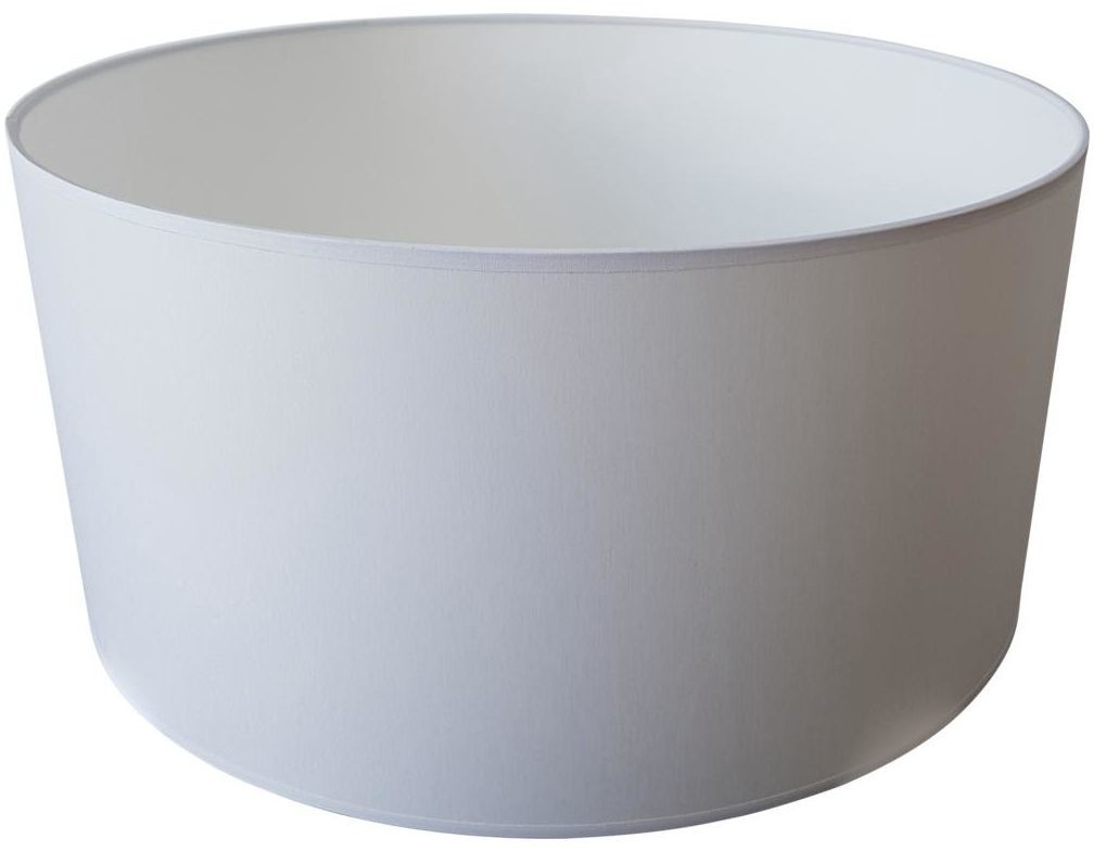 TK Lighting Abażur 9978 walec 50 x 25 cm tkanina biały E27