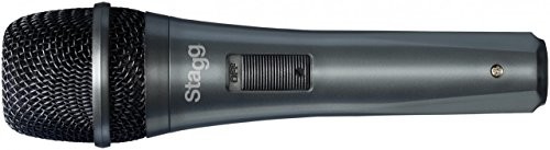Stagg SDMP10 wielofunkcyjny mikrofon dynamiczny, pojedynczy mikrofon typ 6, 50 Hz do 15 kHz SDMP10
