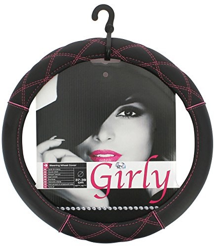 Sumex Sumex FVP1215 Pink Line pokrowiec na kierownicę, wewnątrz Neugummi, skrzyżowany design, 37  39 cm FVP1215