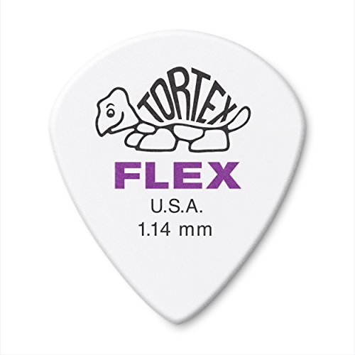 Dunlop Jim JIM 468P1.14 Tortex Flex Jazz III kostka gitarowa, 1,14 mm, biała - 12 sztuk 468P1.14