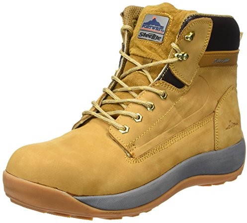 Portwest PORTWEST-Constructo S3 buty robocze ochronne, ze skóry Nubuk, 45 UE, miód FW32HOR45