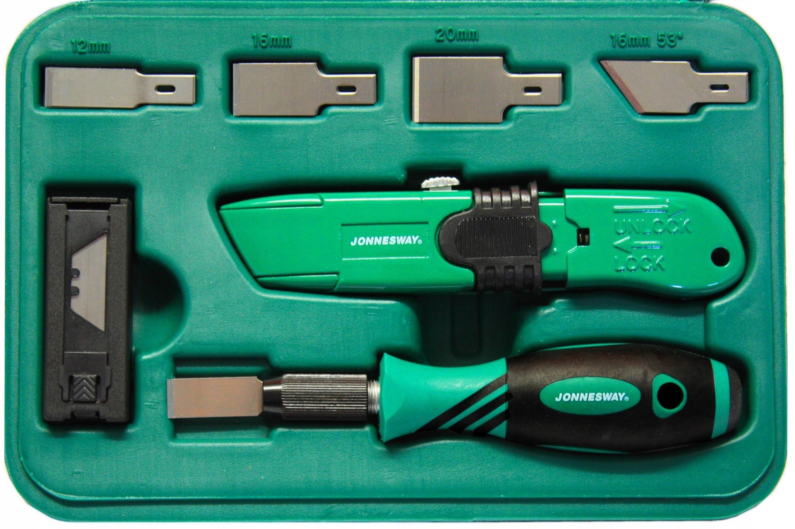 JONNESWAY Noże Skrobaki Ostrza Tapeciak 27SZT