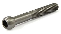 MSC GR5 Titan śruby z imbusowym złączem M5 x 35 mm z zaokrągloną główką TT5X35