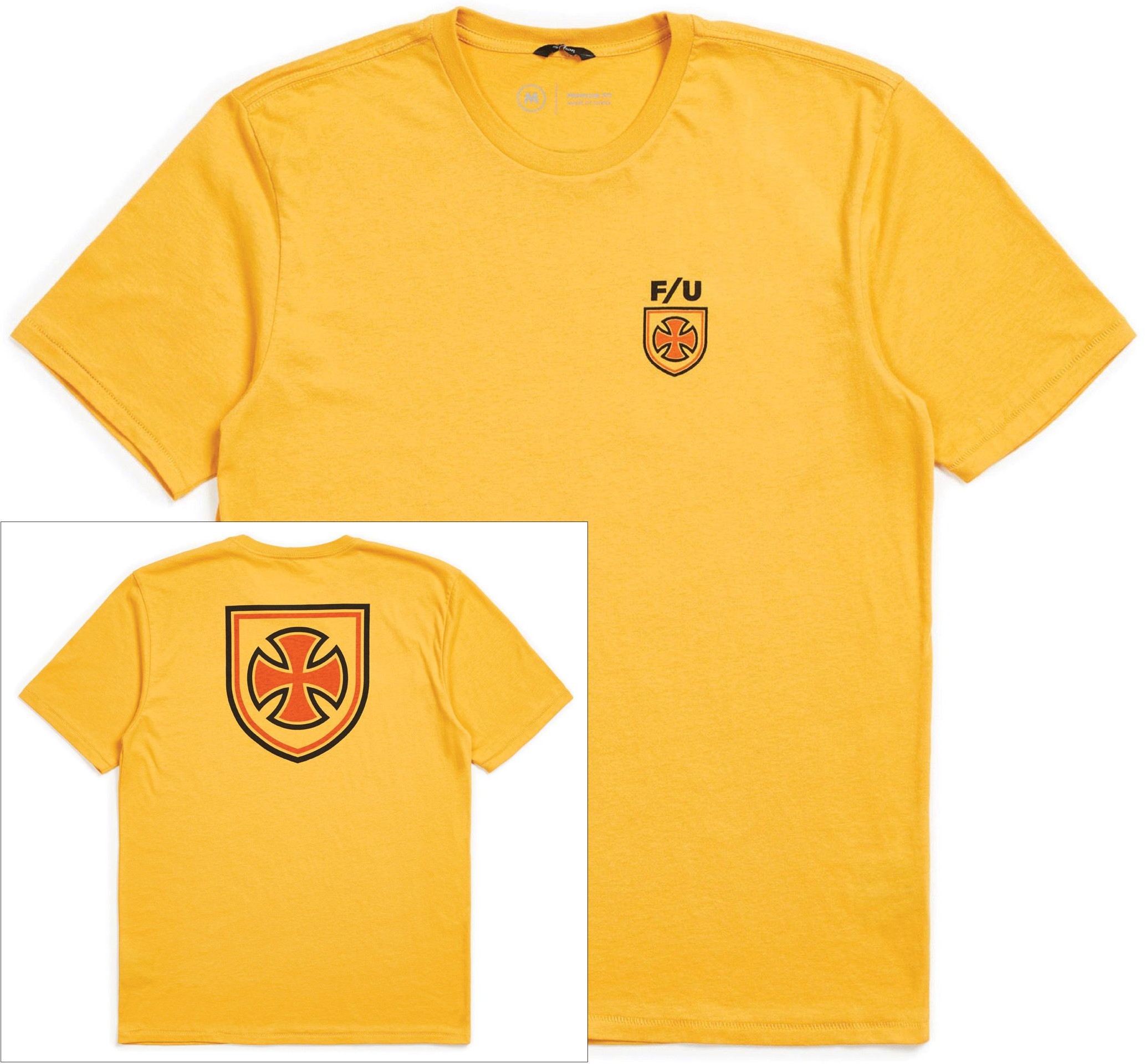 Brixton t-shirt INDEPENDENT HEDGE TEE Yellow
