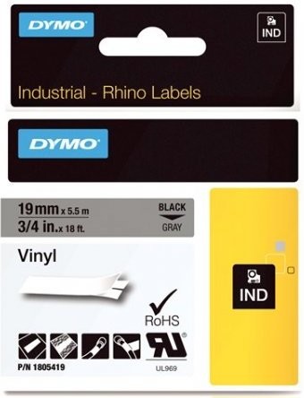 Dymo Rhino Taśma winylowa 19mm/5m Szara 1805419