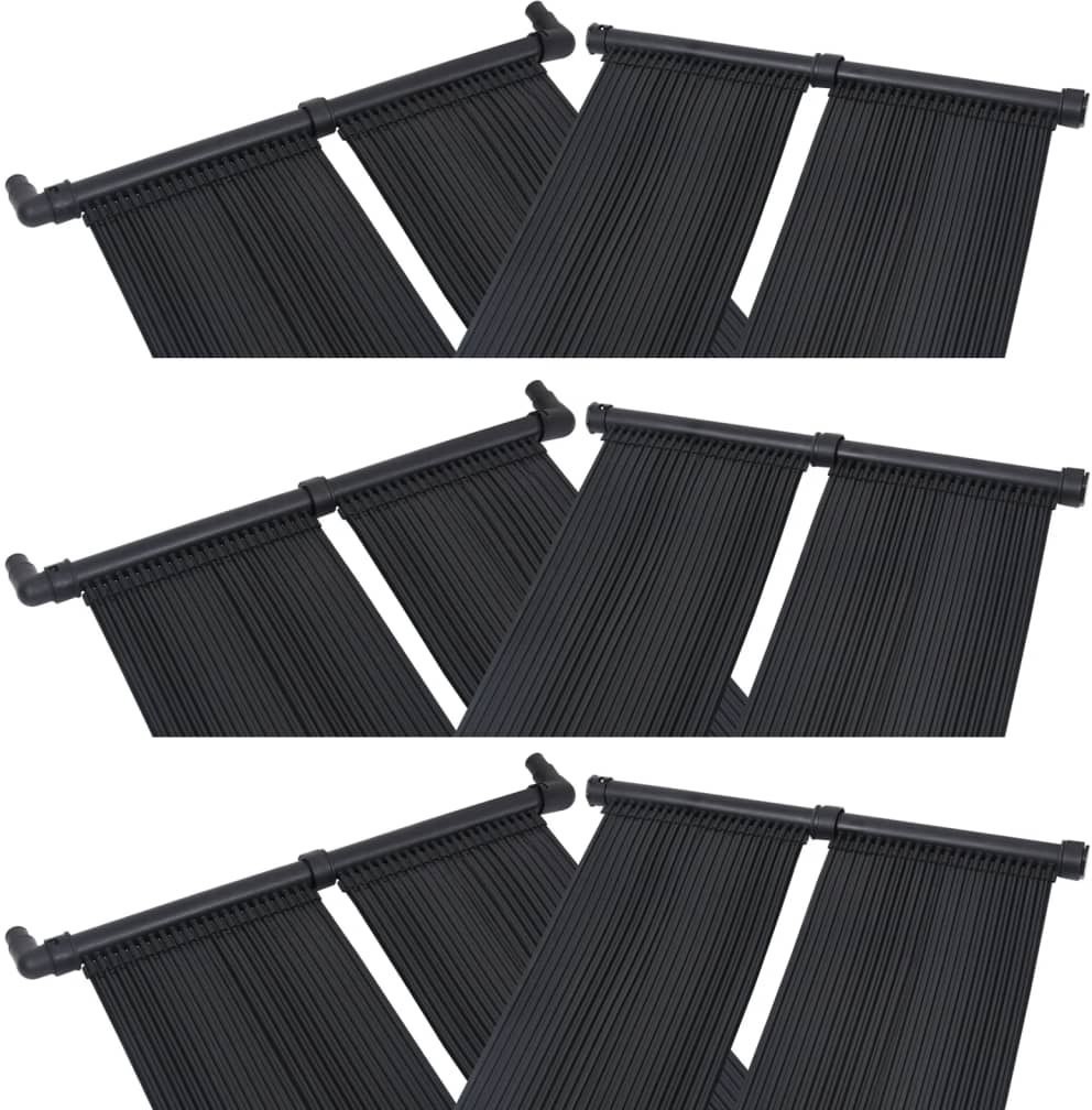 vidaXL Lumarko Panele solarne do podgrzewania basenu, 6 szt., 80x310 cm! 3079663