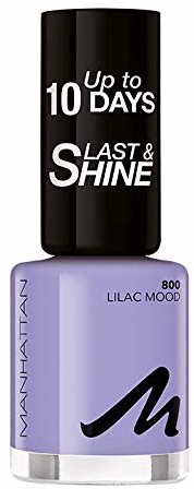 Manhattan Last und Shine lakier do paznokci, nr 800 Lilac Mood, 1 opakowanie (1 X 10 ml) 99350041786