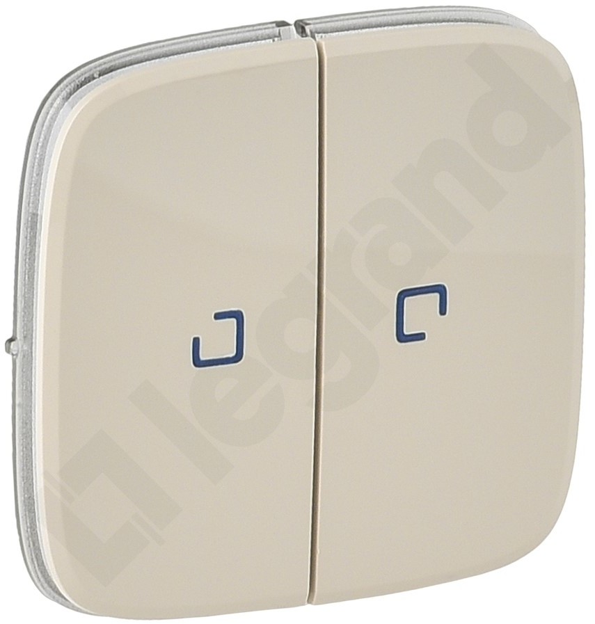 Legrand Klawisz łącznika świeczkowego Valena Allure 755226 podświetlany kremowy