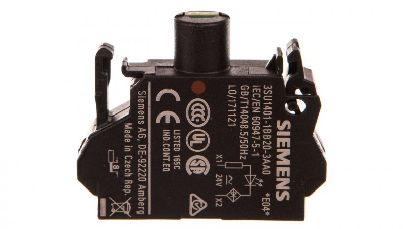 Siemens SIRIUS ACT Blok LED 24V ACDC czerwony 3SU1401-1BB20-3AA0 3SU1401-1BB20-3AA0