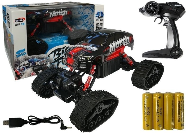 Lean Monster Truck Czerwony 4294