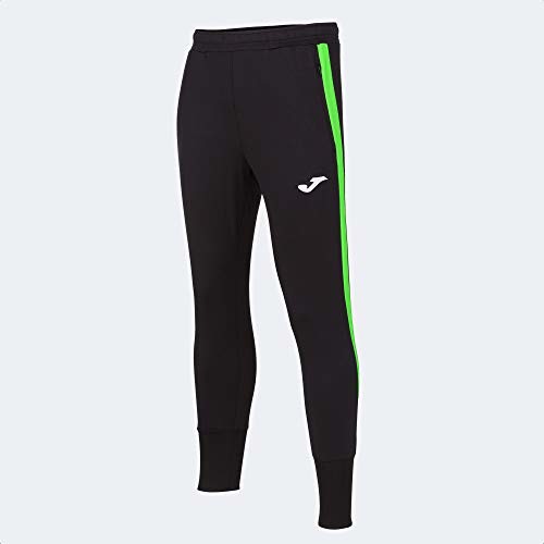 Joma Męskie spodnie dresowe Advance Czarno-fluorescencyjny zielony M 102233