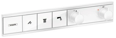 Hansgrohe RainSelect Termostat do ukrytej instalacji dla 3 funkcji biały matowy 15381700