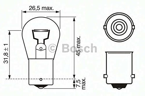 BOSCH 1 987 302 201 kolor hlampe, światła migającego 1 987 302 201