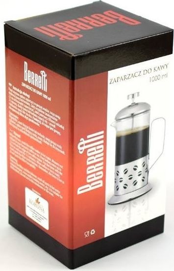 Barazzoni Kawiarka  Zaparzacz do kawy Kawiarka tłokowa 800 ml Berretti uniwersalny 8612-uniw