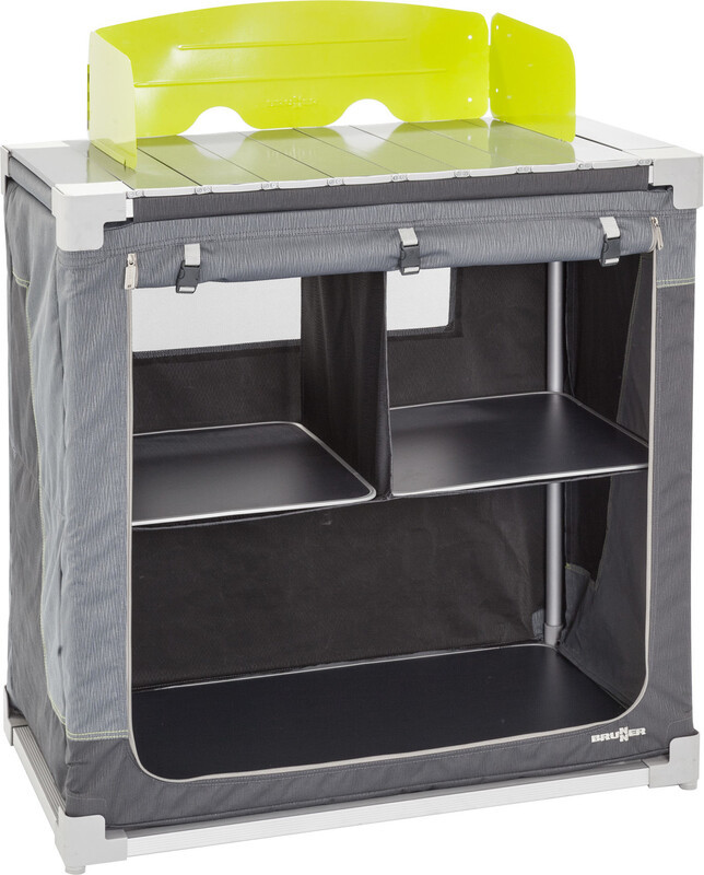 Brunner Jum-Box 3G CT Szafka do kuchni kempingowej, grey/green  2020