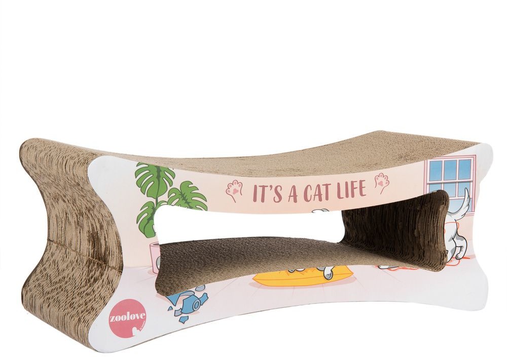Zoolove 2w1 drapak dla kota Dł x szer x wys. 50 x 22 x 20 cm