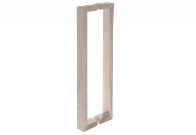 B-harko Pochwyt INOX dwustronny prostokątny B-Harko 15x30x450x50 matowy, stal nierdzewna SS 304