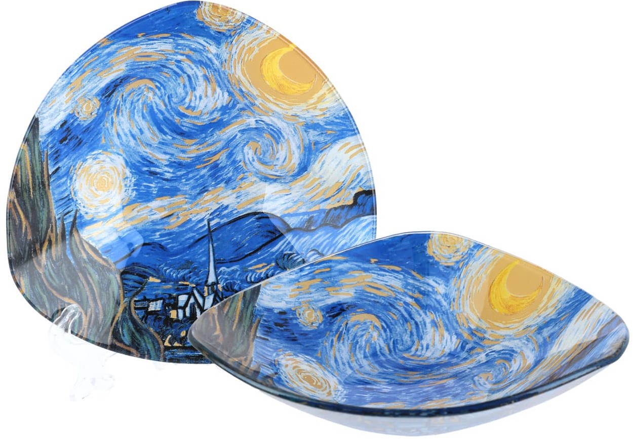 Talerz miseczka dekoracyjna V van Gogh Gwiaździsta Noc 17x17cm