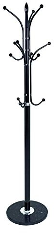 Haku-Möbel HAKU meble 88596 wieszak na garderobę, 177, średnica 40 cm, w kolorze czarnym/chrom 88596