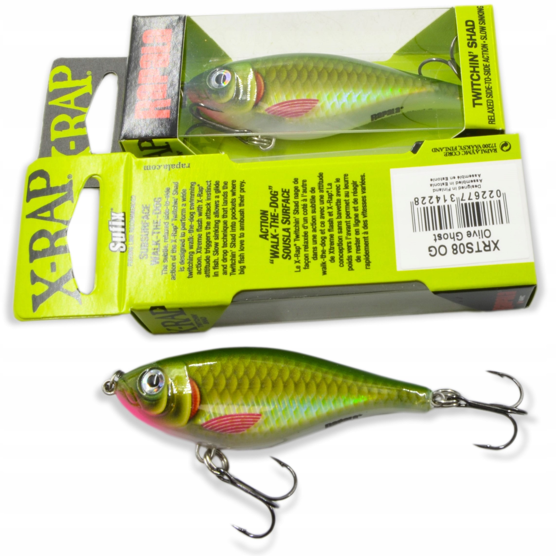 Rapala Na Szczupaka ! Wobler Twitchin Shad 8cm/13G