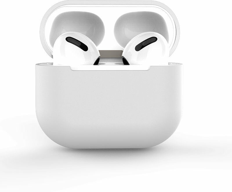 Hurtel Etui do AirPods 2 / AirPods 1 silikonowy miękki pokrowiec na słuchawki biały (case C)