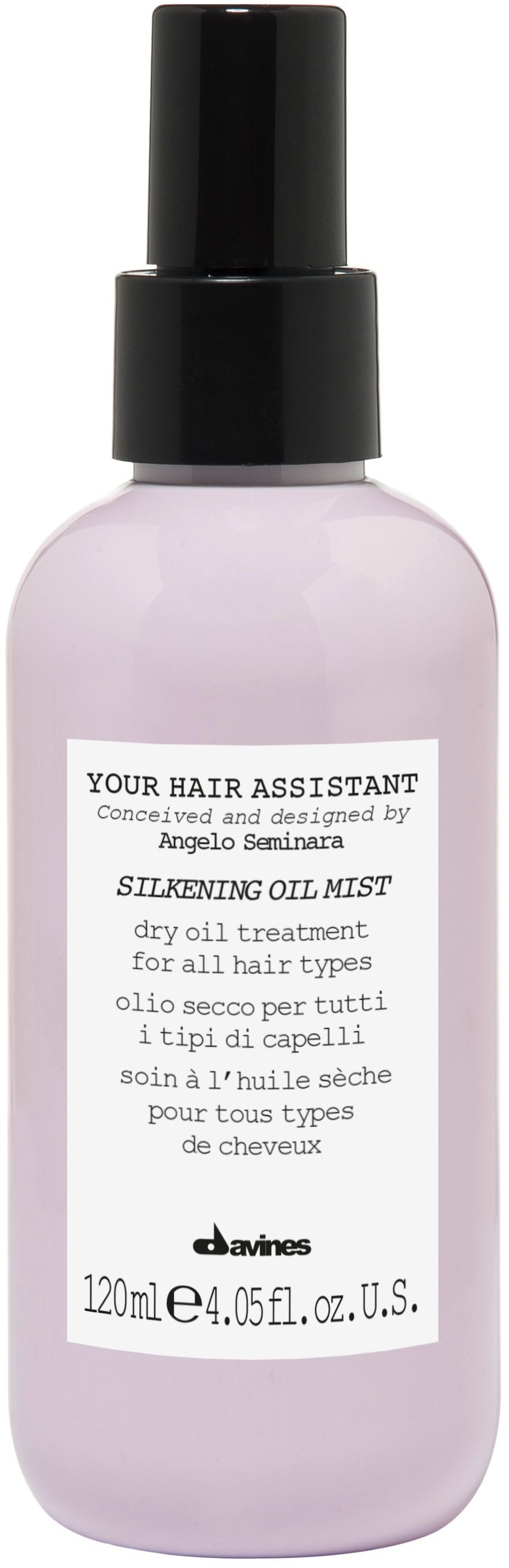Davines Your Hair Assistant SILKENING OIL MIST - suchy olejek do wykańczania fryzury 120ml