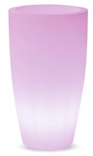 New Garden Donica BAMBU 90 BATTERY biała KH.42383