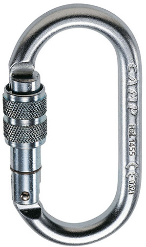 Camp Karabinek OVAL PRO LOCK STEEL silver 8005436078458