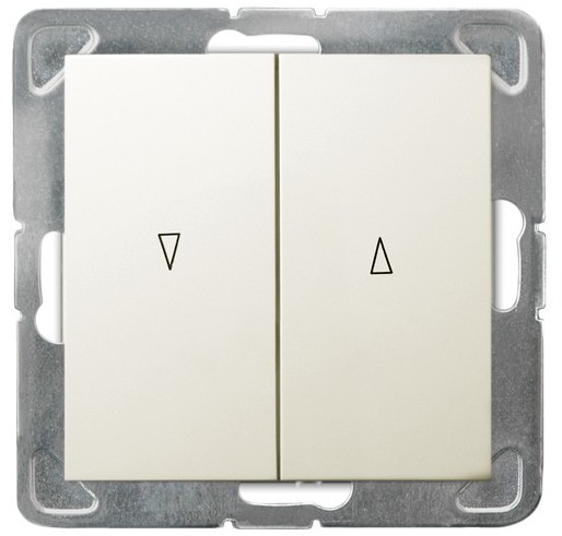 Ospel Łącznik żaluzjowy z blokadą mechaniczną Ecru - ŁP-7YB/m/27 Impresja