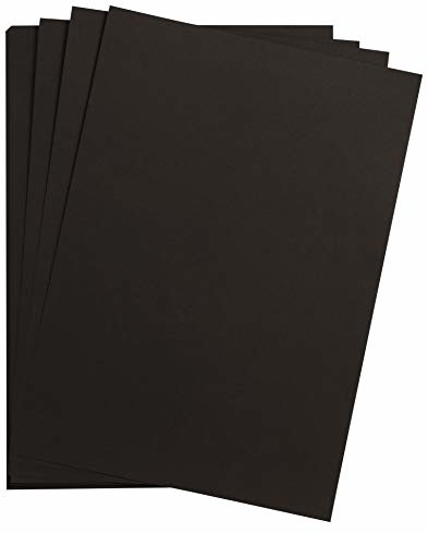 Clairefontaine 975350C opakowanie z 25 kartonami do majsterkowania Maya, 185 g, DIN A3, 29,7 x 42 cm, 1 opakowanie, czarne 975350C
