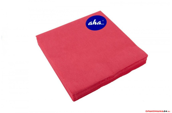 Serwetki AHA czerwone     a`20