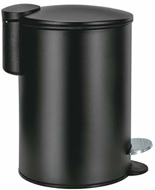 Kleine Wolke Kosz na kosmetyki z małą chmurką, stal nierdzewna, czarny, wiadro 3 l