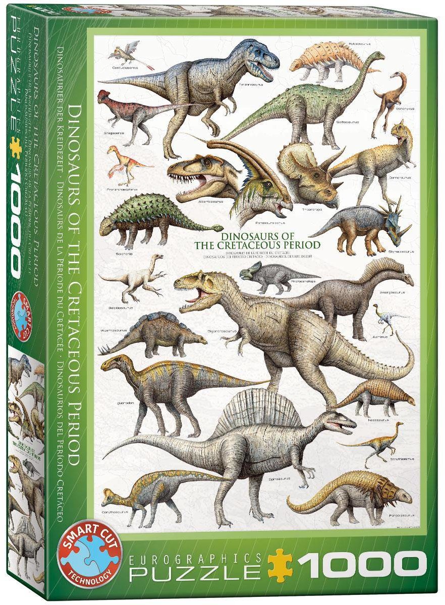 Eurographics Puzzle 1000 Dinosaurs of Cretaceous Period 6000-0098 -
