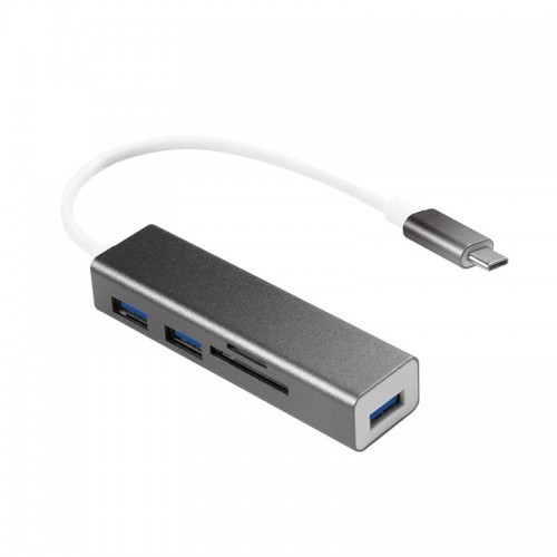 LogiLink Hub USB-C 3.0 3 porty z czytnikiem kart