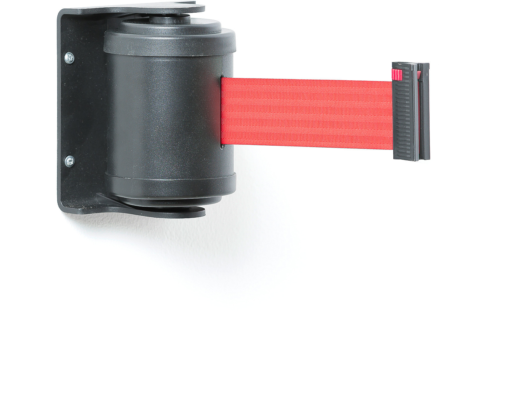 AJ Taśmowy system wygradzający 180° L 4500 mm czarny czerwona taśma 312473